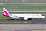 Eurowings Airbus A321-251NX D-AEEC rollt zum Start in Düsseldorf 9.3.2024