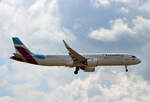 Eurowings, Airbus A 321-251NX, D-AEED, BER, 29.06.2025