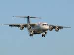 Eurowings BAe 1463 im Landeanflug auf die Runway 26R Berlin TXL 16.09.2007
