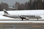 Finnair (Operated by Nordic Regional Airlines NORRA), OH-LKH, Embraer ERJ190LR, msn: 19000086, 25.Februar 2024, OSL Oslo, Norway.