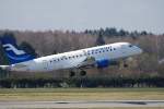 Embraer 170 OH-LEO der Finnair beim Start in Hamburg Fuhlsbttel am 01.04.09