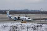FLYBE De Haviland DHC 8-402Q G-ECOB Flughafen Mnchen 03.01.2010