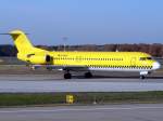 HLX Fokker 100 D-AGPP am 16.11.2006 auf dem Flughafen Berlin-Tegel