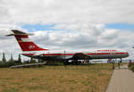 Interflug, Iljuschin IL-62, DDR-SEG  Lady Agnes , Flugplatz Stlln-Rhinow, 07.07.2019, Unser Standesamt!