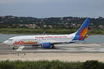 Jet2, G-JZDC, Boeing B737-82R, msn: 40881/4513, 23.Mai 2025, CFU Corfu, Greece.