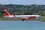 Jet2, G-JZHR, Boeing B737-8MG, msn: 63148/6215,  Jet2 Gran Canaria , 27.Mai 2025, CFU Corfu, Greece.
