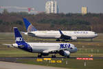 JOON, Airbus A 320-214, F-GKXR, United Airlins, Boeing B 767-322(ER), N664UA, TXL, 19.04.2019
