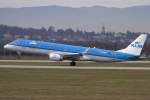 KLM - Cityhopper, PH-EZM, Embraer, ERJ-195, 06.01.2014, LYS, Lyon, France           