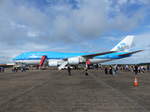 Boeing 747-400, PH-BFH vom KLM in Suriname auf dem Johan Adolf Pengel International Airport Paramaribo (PBM) an Himmelfahrt 2017