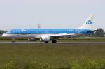 KLM Cityhopper, PH-EZD, Embraer, 190LR, 21.05.2009, AMS, Amsterdam, Netherlands     