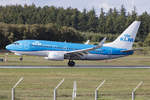 KLM, PH-BGH, Boeing, B737-7K2, 24.08.2018, BLL, Billund, Denmark 



