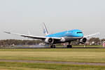 KLM Boeing 787-9 Dreamliner PH-BHH bei der Landung in Amsterdam 12.10.2019