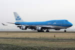 KLM Boeing 747-406M PH-BFV nach der Landung in Amsterdam 28.12.2019
