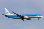 KLM Royal Dutch Airlines, PH-BXM, Boeing, B737-8K2, msn: 30355/714, 22.Februar 2020, ZRH Zürich, Switzerland.