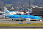 KLM Royal Dutch Airlines, PH-BGL, Boeing B737-7K2, msn: 30369/3407,  Rietzanger / Warbler , 26.Dezember 2020, ZRH Zürich, Switzerland.