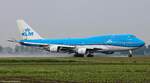 KLM Royal Dutch Airlines Boeing 747-400 PH-BFT @ Amsterdam Airport Schiphol / AMS.