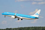 KLM, Boeing B 737-9K2, PH-BXP, BER, 06.08.2021
