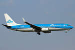 KLM, Boeing B 737-8K2, PH-BXG, BER, 05.09.2021