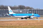 PH-BXS , KLM Royal Dutch Airlines , Boeing 737-9K2(WL) , 02.03.2022 , Berlin-Brandenburg  Willy Brandt  , BER , 