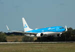 KLM, Boeing B 737-8K2, PH-BGA, BER, 02.09.2022