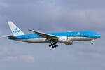 KLM Royal Dutch Airlines, PH-BQO, Boeing B777-206ER, msn: 35295/609,  Old Rauma , 18.Mai 2023, AMS Amsterdam, Netherlands.