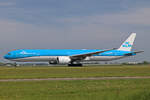 KLM Royal Dutch Airlines, PH-BVV, Boeing B777-306ER, msn: 66888/1681,  Nationaal Park Cocos Island / Cocos Island National Park , 18.Mai 2023, AMS Amsterdam, Netherlands.