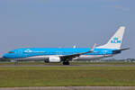 KLM Royal Dutch Airlines, PH-BXG, Boeing B737-8K2, msn: 30357/605,  Crane / Kraanvogel , 19.Mai 2023, AMS Amsterdam, Netherlands.