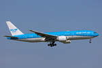KLM Royal Dutch Airlines, PH-BQF, Boeing B777-206ER, msn: 29398/474,  Ferrara City , 20.Mai 2023, AMS Amsterdam, Netherlands.