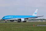 KLM Royal Dutch Airlines, PH-BQL, Boeing B777-206ER, msn: 34711/552,   Litomysl Castle , 20.Mai 2023, AMS Amsterdam, Netherlands.