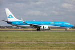 KLM, PH-BXM, Boeing, B737-8K2, 02.07.2023, AMS, Amsterdam, Niederlande