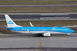 KLM Royal Dutch Airlines, PH-BXB, Boeing B737-8K2, msn: 29132/261,  Falcon / Valk , 16.Januar 2024, ZRH Zürich, Switzerland.