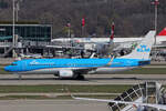 KLM Royal Dutch Airlines, PH-BXE, Boeing B737-8K2, msn: 29595/552,  Havik / Hawk , 03.April 2026, ZRH Zürich, Switzerland.