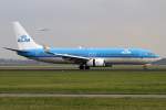 KLM, PH-BXK, Boeing, B737-8K2, 07.10.2013, AMS, Amsterdam, Netherlands        