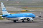 PH-BXW KLM Royal Dutch Airlines Boeing 737-8K2(WL)  am 15.03.2015 in Amsterdam zum Start
