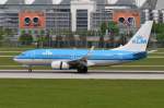PH-BGI KLM Royal Dutch Airlines Boeing 737-7K2(WL)  gelandet in München  12.05.2015