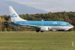 KLM, PH-BGH, Boeing, B737-7K2, 17.10.2015, GVA, Geneve, Switzerland               