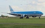 KLM, PH-BQD, (c/n 33713),Boeing 777-206(ER), 03.09.2016, AMS-EHAM, Amsterdam-Schiphol, Niederlande (Named: Darjeeling Railway) 
