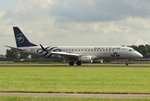 KLM, PH-EZX, (c/n 19000545),Embraer ERJ190-100LR, 03.09.2016, AMS-EHAM, Amsterdam-Schiphol, Niederlande (Sky Team cs.) 
