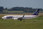 LOT, Boeing B 737-89P, SP-LWC, BER, 31.08.2025