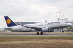 Lufthansa (LH-DLH), D-AINB, Airbus, A 320-271N sl ~  First to fly A320neo -Sticker, 11.04.2017, FRA-EDDF, Frankfurt, Germany