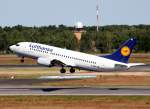 Lufthansa B 737-330 D-ABXL  Neuss  beim Start in Berlin-Tegel am 14.06.2009