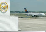 Der Lufthansa Airbus A 380-800 'Tokio' D-AIMD am 11.