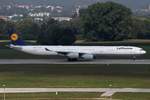 Lufthansa, D-AIHE, Airbus, A 340-642,  Leverkusen , MUC-EDDM, München, 05.09.2018, Germany