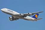 Lufthansa, D-ABYO, Boeing, 747-830,  Saarland  ~ 75th. LH-747, FRA-EDDF, Frankfurt, 08.09.2018, Germany