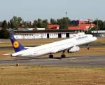 Lufthansa A 321-231 D-AISK  Emden  beim Start in Berlin-Tegel am 24.08.2009