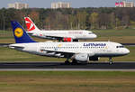Lufthansa, Airbus A 319-114, D-AILU  Verden , Eurowings(CSA), Airbus A 319-112, OK-REQ, TXL, 19.04.2019