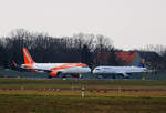 Easyjet Europe, Airbus A 320-214, OE-ICZ, Lufthansa, Airbus A 321-131, D-AIRE  Osnabrück , TXL, 15.02.2020