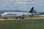 Lufthansa, Airbus A340-313 D-AIFE, cn(MSN): 434,  Star Alliance ,
Frankfurt Rhein-Main International, 25.05.2017.
