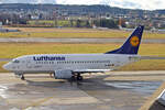 Lufthansa, D-ABIN, Boeing B737-530, msn: 24938/2023,  Langenhagen , 22.Januar 2008, ZRH Zürich, Switzerland.