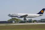 Lufthansa Airbus A 300-600 D-AIAM Lindau Bodensee Flughafen Mnchen 17.05.2009